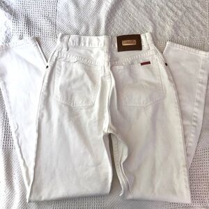 Lawman white jeans western denim cowgirl 7 juniors rodeo country vintage denim